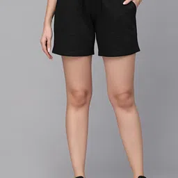 Strong And Brave Women Odour Free Cotton Mid-Rise Shorts-picture-21