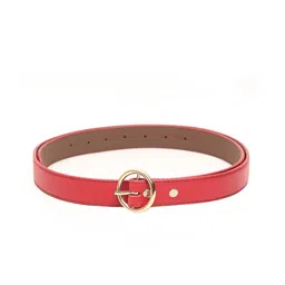 Calvadoss Girls Red Textured Belt-image-4