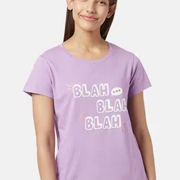 Dreamz by Pantaloons Women Printed Cotton Lounge T-shirt-image-23