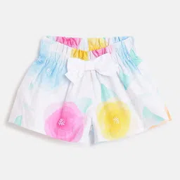 Chicco Girls Floral Printed Cotton Shorts-picture-48