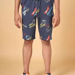 Coolsters by Pantaloons Boys Typography Printed Mid-Rise Cotton Shorts-image-73