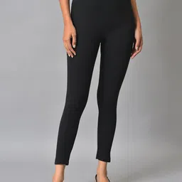 elleven Women Knitted Solid Winter Ankle-Length Leggings-picture-34