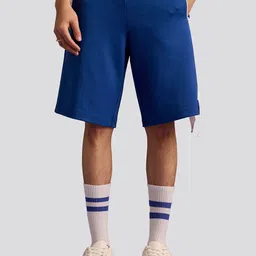 Muvazo Men Mid-Rise Cotton Shorts-image-91