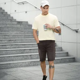 Levis Men Solid Shorts image 1