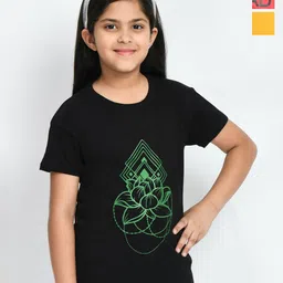 BAESD Girls Pack of 3 Graphic Printed Cotton T-shirts-picture-39