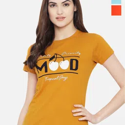 Fabflee Pack Of 3 Typography Printed Cotton T-shirts-picture-42