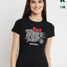 Fabflee Pack Of 3 Typography Printed Cotton T-shirts-picture-16