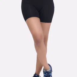 laasa  sports LAASA SPORTS Women Black Skinny Fit Training or Gym Sports Shorts-picture-16