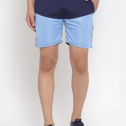 KLOTTHE Men Colourblocked Rapid-Dry Sports Shorts-image-14