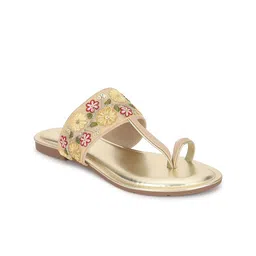 Anouk Women Textured Ethnic Ballerinas Flats-picture-16