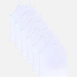 Bodycare Girls Pack Of 6 Cotton Camisoles-image-12