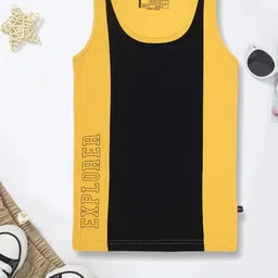 3PIN Boys Cotton Colourblocked  Basic Vest-image-49