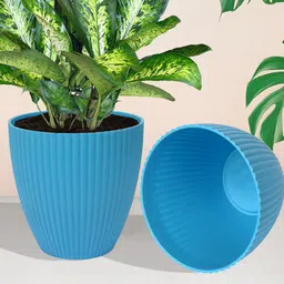 Kuber Industries Pack of 6 Flower Planter Pots for Garden & Balcony image 1