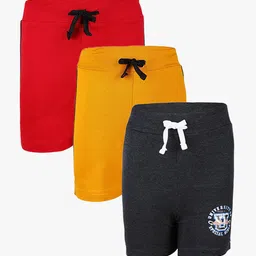 SAVAGE Boys Pack of 3 Pure Cotton Shorts-image-26