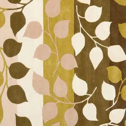 Safiya Carpet Brown & Peach Floral Woollen Carpets image 2