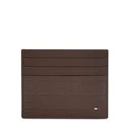 Tommy Hilfiger Men Textured Leather Card Holder image 3