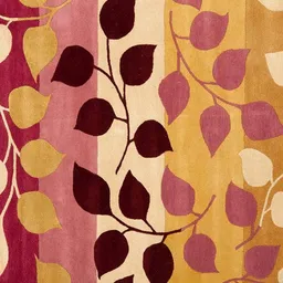 Safiya Carpet Gold-Toned & Beige Floral Hand Tufted Woollen Carpets image 3