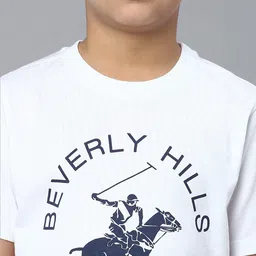 Beverly Hills Polo Club Boys Typography Printed Round Neck Cotton T-Shirt image 5