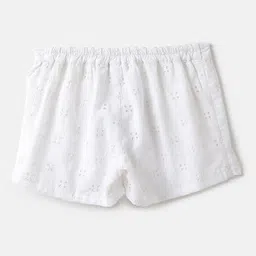 United Colors of Benetton Girls Self Design Pure Cotton Shorts image 2