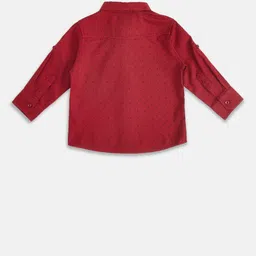 Pantaloons Baby Boys Red Polo Collar T-shirt image 3