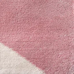 Safiya Carpet Pink & Grey Geometric Woollen Carpets image 2