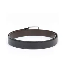 thickskin Men Black Textured Leather Reversible Formal Belt image 4