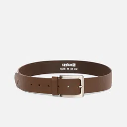 SPYKAR Men Brown Leather Belts image 2