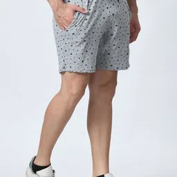 BAESD Men Pack of 2 Geometric Printed Loose Fit High-Rise Cotton Regular Shorts image 4