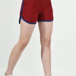 BAESD Women Pack of 2 High-Rise Pure Cotton Shorts image 2