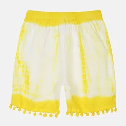 KiddoPanti Girls Printed Regular Fit Shorts image 3