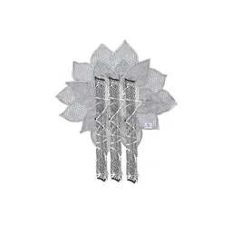 Dakshya Industries Silver Toned 6 Pieces Round Kitchen Table Placemats image 2