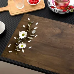 REVEXO Brown 6-pcs Printed Table Placemats image 3