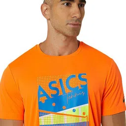 ASICS Gs Graphic Printed Round Neck T-Shirt image 2