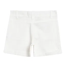 Fabindia Girls Off White Shorts image 2