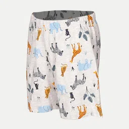 BAESD Boys Animal Graphic Printed Mid-Rise Regular Shorts image 2