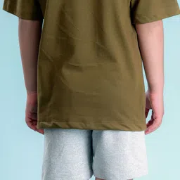 NUSYL Boys Mid-Rise Graphic Printed Cotton Shorts image 2