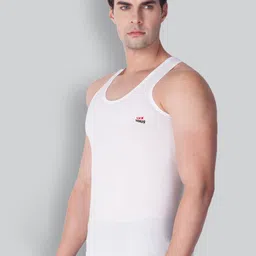 LUX VENUS Men Pack Of 12 Pure Cotton Innerwear Vests image 3