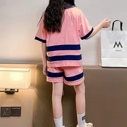 StyleCast x Revolte Girls Colourblocked T-shirt with Shorts image 2