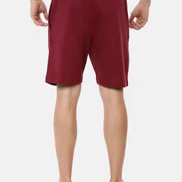 Dpassion Men Maroon Printed Running Sports  Shorts image 4