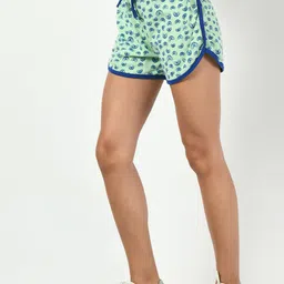 BAESD Pack Of 4 Conversational Printed High-Rise Pure Cotton Shorts image 3