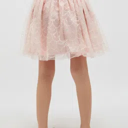 One Friday Embellished Flared Knee-Length Skirt image 5