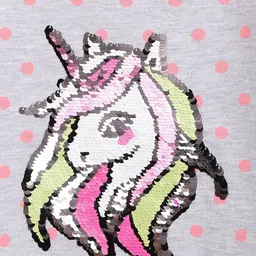 R&B Girls Grey Applique T-shirt image 2