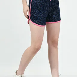 BAESD Women Pack Of 4 High-Rise Floral Printed Pure Cotton Shorts image 5