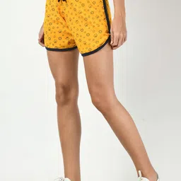 BAESD Women Pack of 3 Printed High-Rise Cotton Shorts image 2
