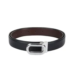 Kastner Men Black Solid Autolock Buckle Belt image 2