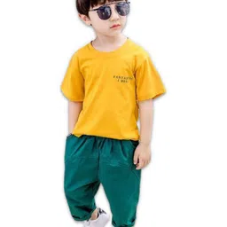 BAESD Boys Printed T-shirt with Trousers image 3