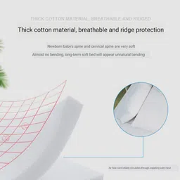 SYGA Infants Printed Cotton Portable & Foldable Reversible Sleeping Bed Nest image 3