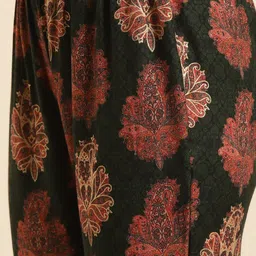 anayna Women Green Ethnic Motifs Printed Kurta with Sharara image 3