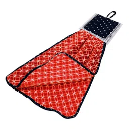 Kuber Industries Red & Black 6 Pieces Printed Washbasin Hanging Napkin Towel image 4