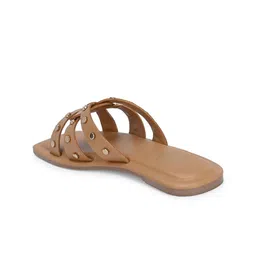 Zebba Embellished Open Toe Flats image 4